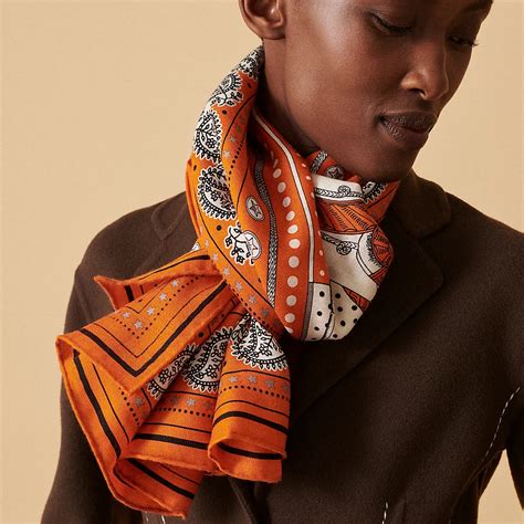 hermes bandana shawl.